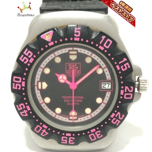 限定SALE，新作登場TAG Heuer タグホイヤー 腕時計 プロフェッショナル200 377.513 レディース 黒&times;ピンク(その他)｜売買されたオークション情報、yahooの商品情報をアーカイブ公開 - オークファン その他