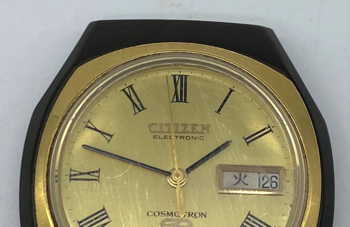 不動品 CITIZEN COSMOTRON 4-790693 TA ケースのみ シチズン コスモ 