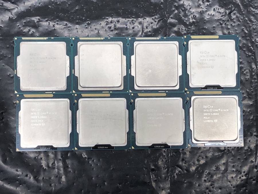 intel - CPU 計8枚セット まとめ売り CORE i5-3470 i3-4170 4160 4150