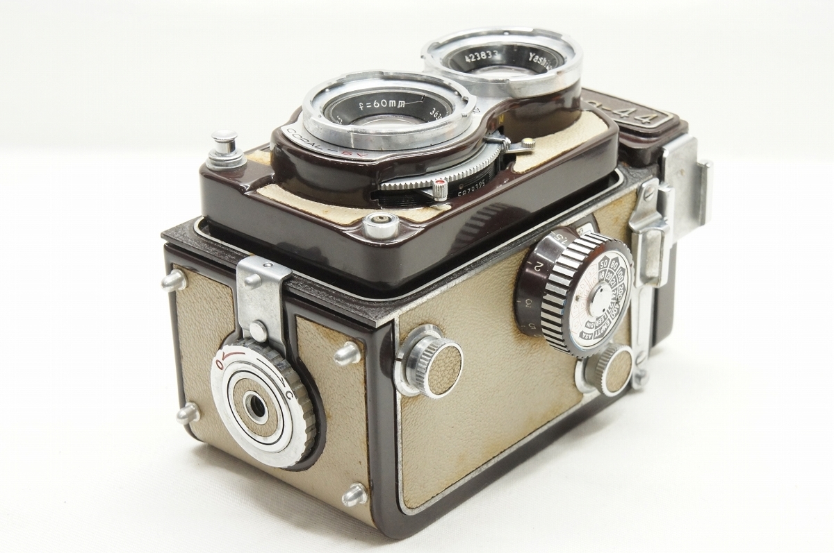 アルプスカメラ】ジャンク品 YASHICA ヤシカ 44 4x4判 127 フィルム