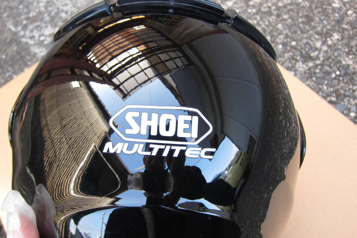 SHOEI MULTITECブラックフルフェイスヘルメット sizeL 59cm SHOEI HELMET｜ヘルメット | SYSTEM MULTITEC 公式通販 艶あり｜Yahoo