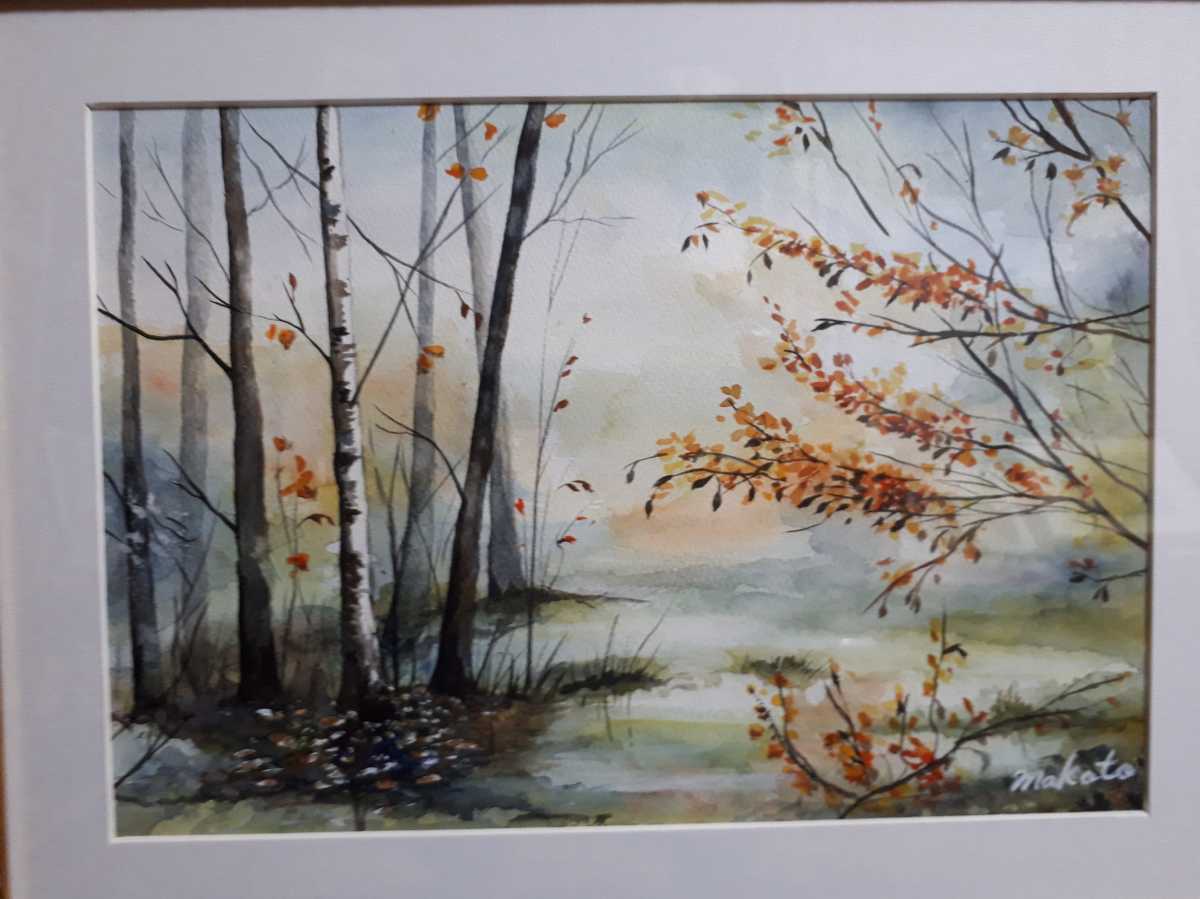 セール，大人気 水彩画 神秘な森の霞み(自然、風景画)｜売買されたオークション情報、yahooの商品情報をアーカイブ公開 - オークファン 自然、風景画