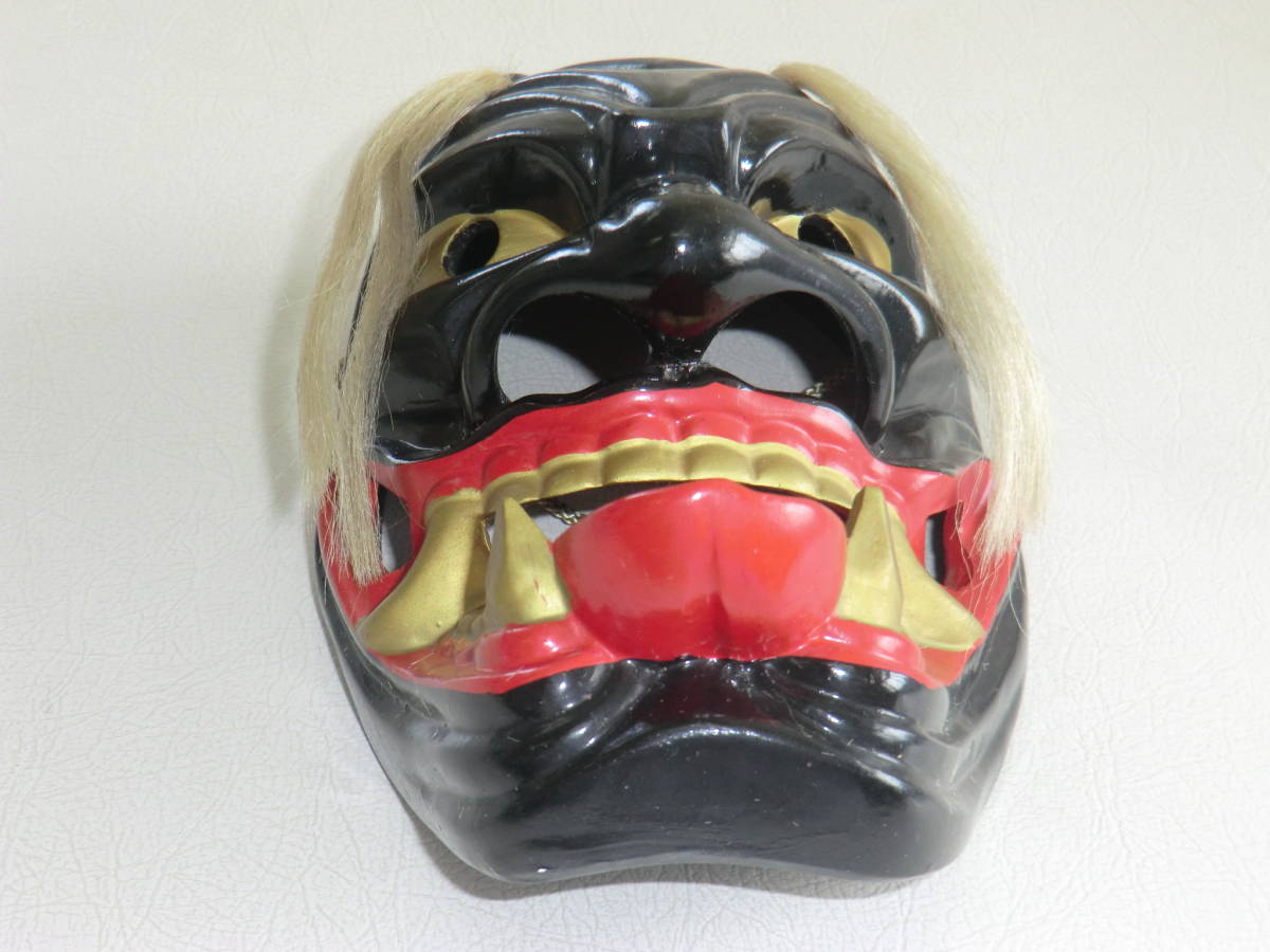 般若面 陶器製 壁掛け 工芸品 能面（陶器 般若 お面 能面 壁掛け 