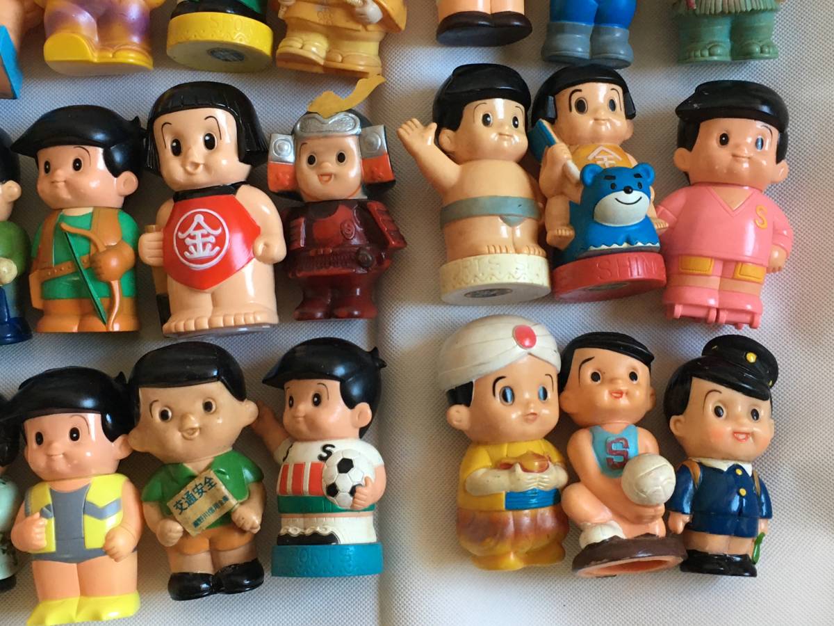 店頭用カウンター用 信用金庫 銀行 信ちゃん ソフビ 貯金箱 まとめて