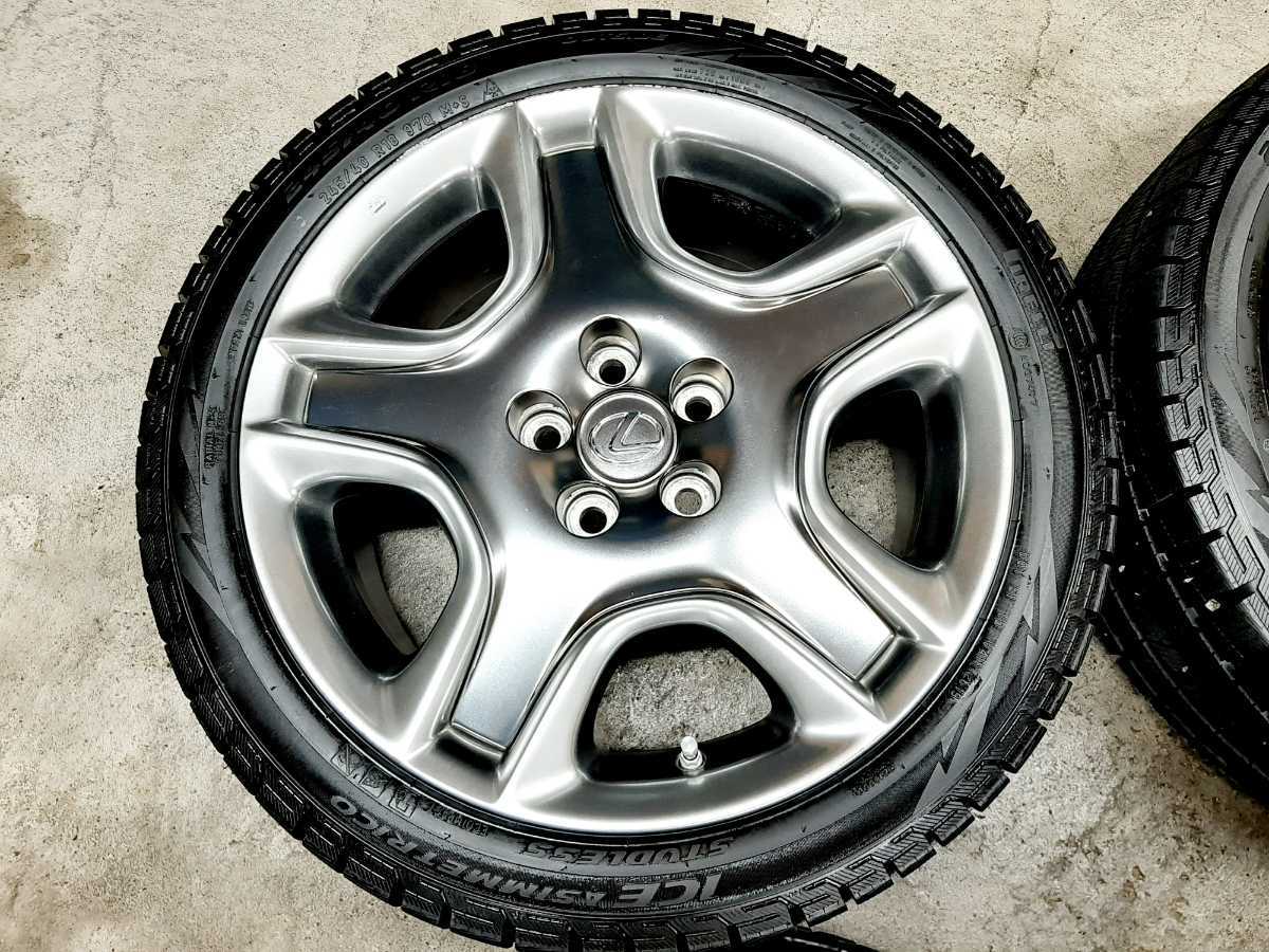 希少】レクサス SC430 純正 ホイールタイヤ4本セット 2019年製 ピレリ 