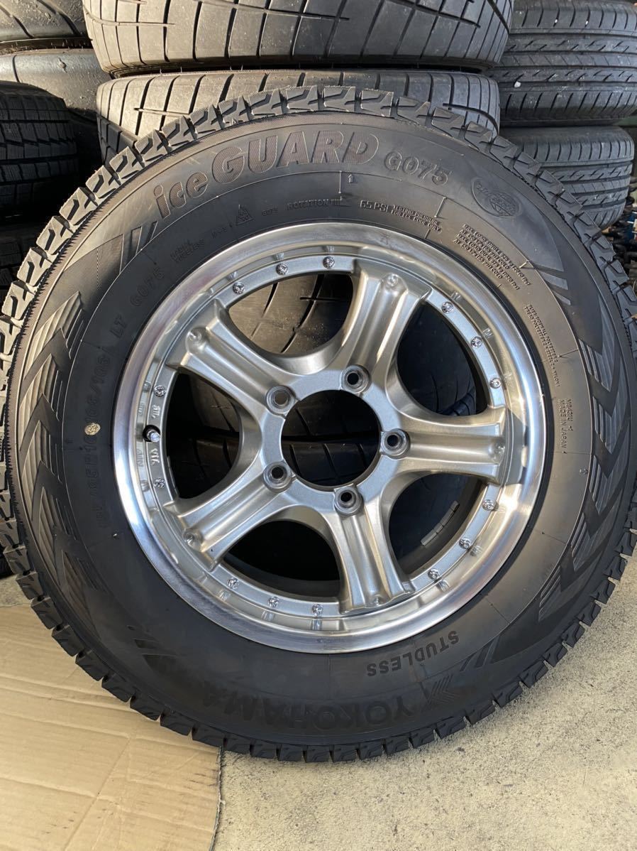 ジムニー スタッドレスタイヤ ホイールセット 16インチ 185/85r16 バリ 