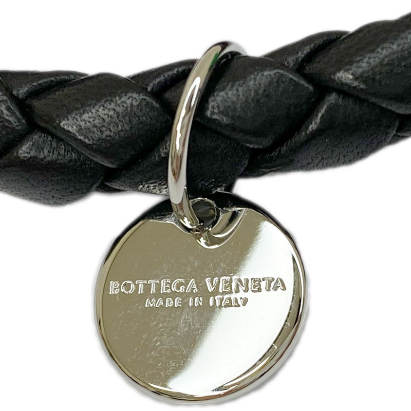BOTTEGA VENETA ボッテガヴェネタ イントレチャート キーリング 黒