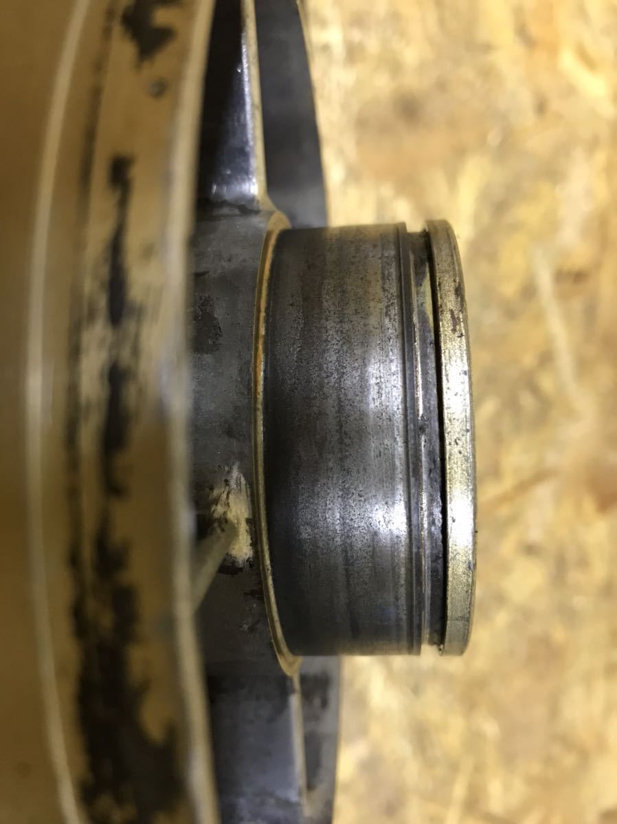 B04#28 CB400N リア ホイール 裏コム CB250N CB400T CB250T ホークバブ