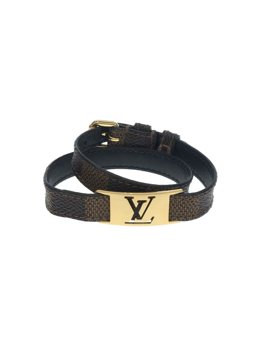LOUIS VUITTON◇ブラスレ・サインイット_ダミエ/PVC/BRW - ルイ