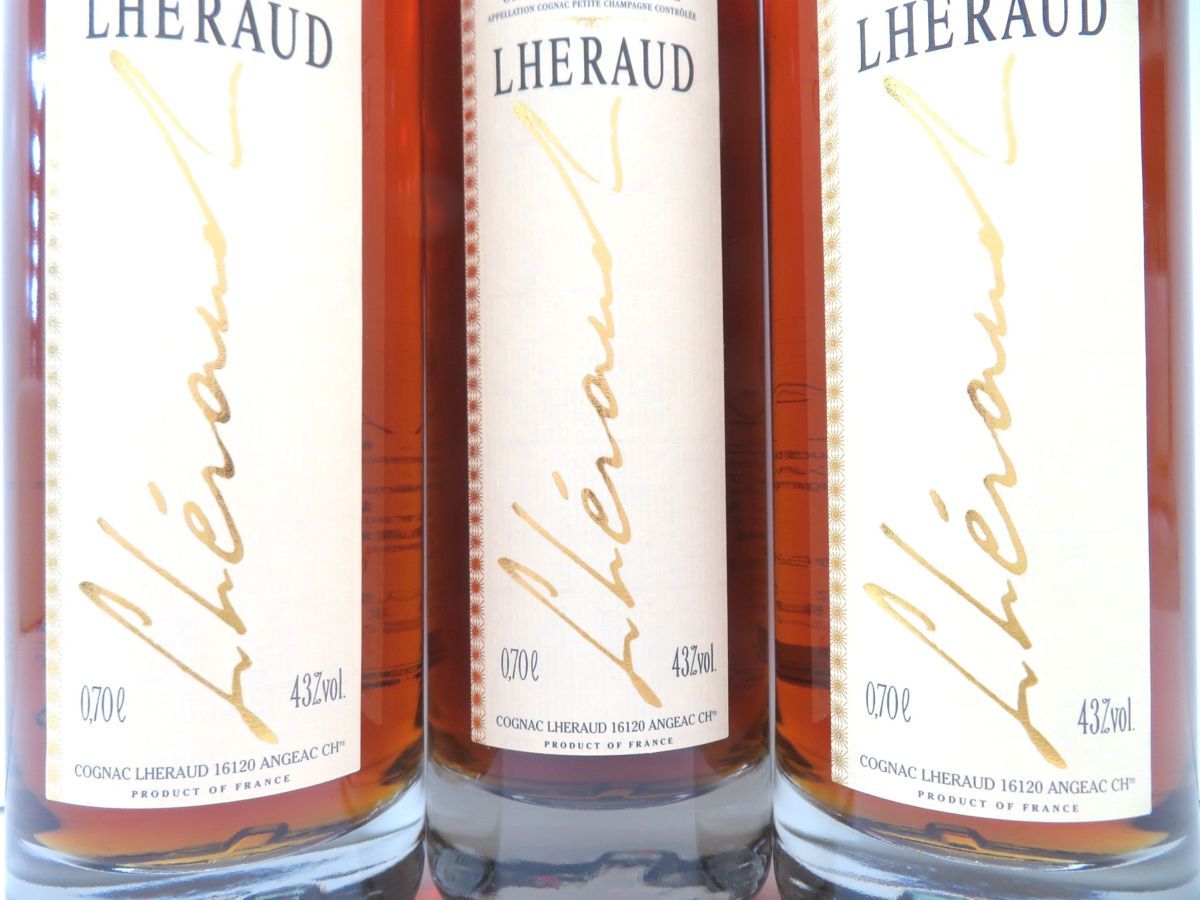 古酒 1円～スタート 3本セット LHERAUD レロー CUVEE キュベ キュヴェ