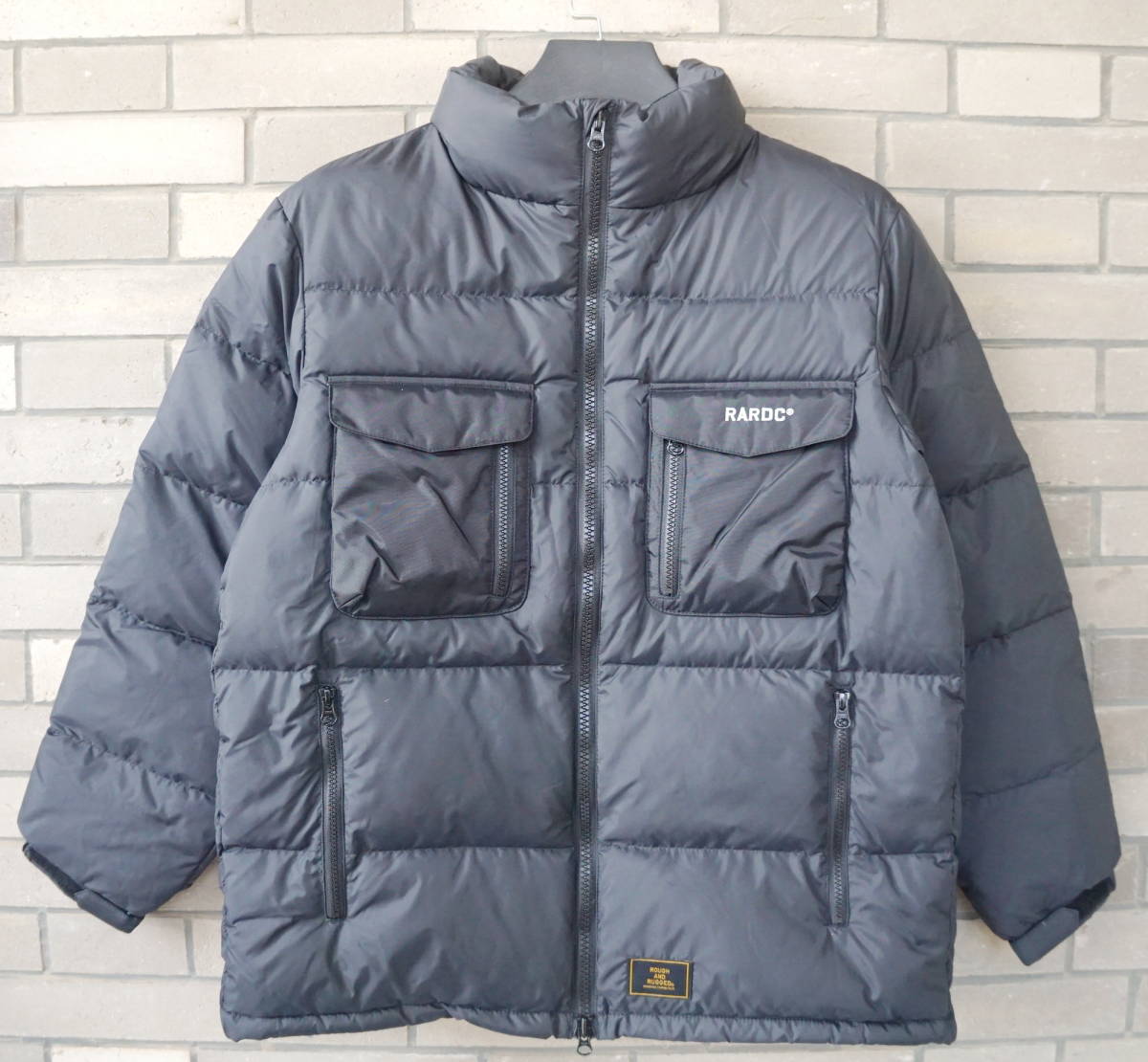新品 ROUGH AND RUGGED 「NO.7」 ダウンジャケット3黒(Lサイズ)｜売買 