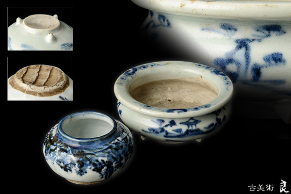 中国（古染付）｜所蔵品｜石洞美術館 小壷 | みかわち焼 三川内焼