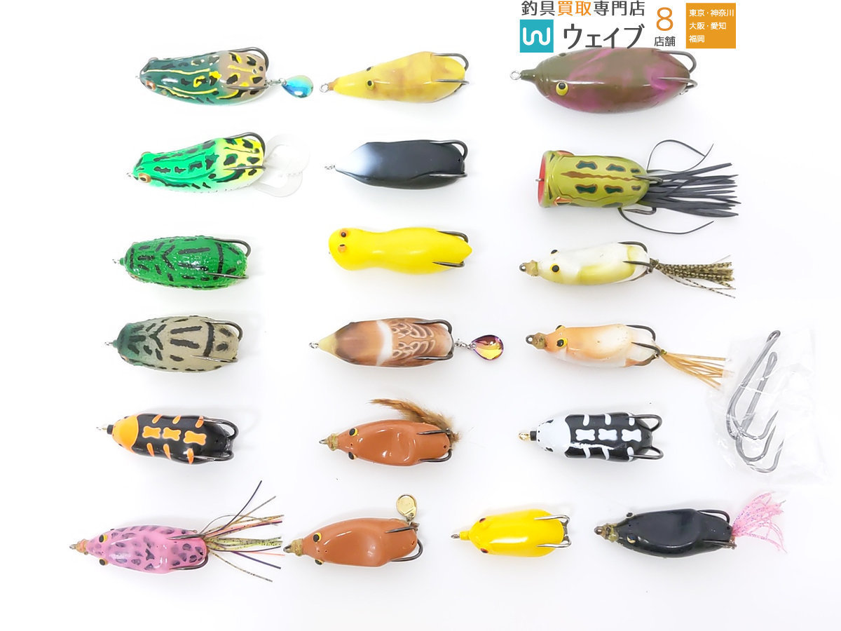 雷魚用フロッグ ウィップラッシュファクトリーFOD 8個 等しく