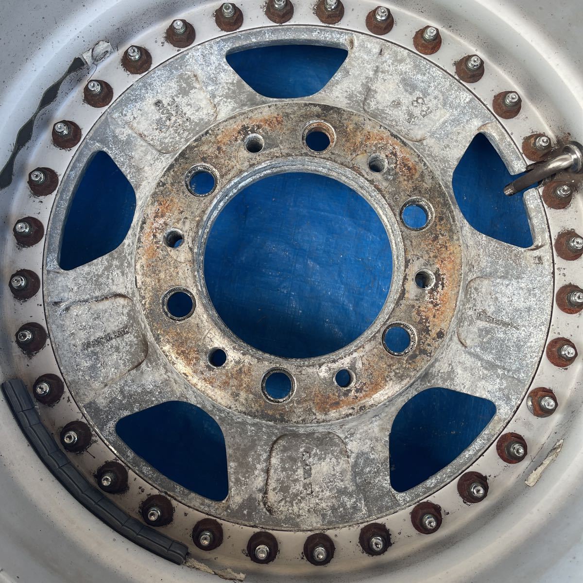 深リム 3ピース Deerfield AMP 15インチ 15×7.5JJ+6 PCD139.7-6H ハブ 