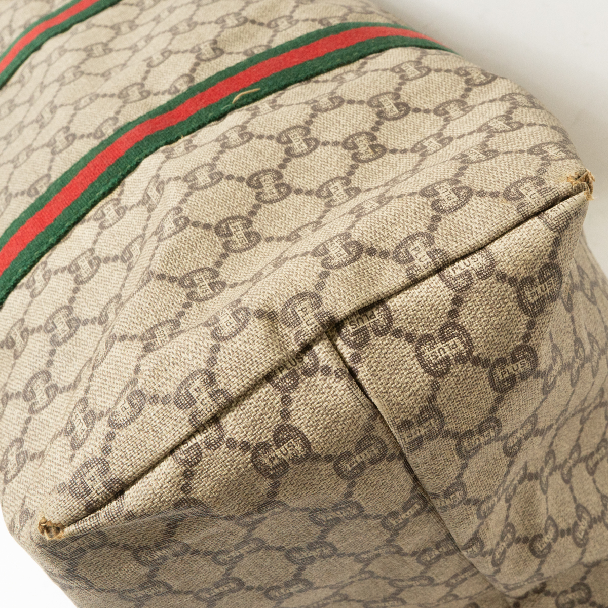 1円スタート】GUCCI PLUS グッチプラス ボストンバッグ ハンドバッグ 