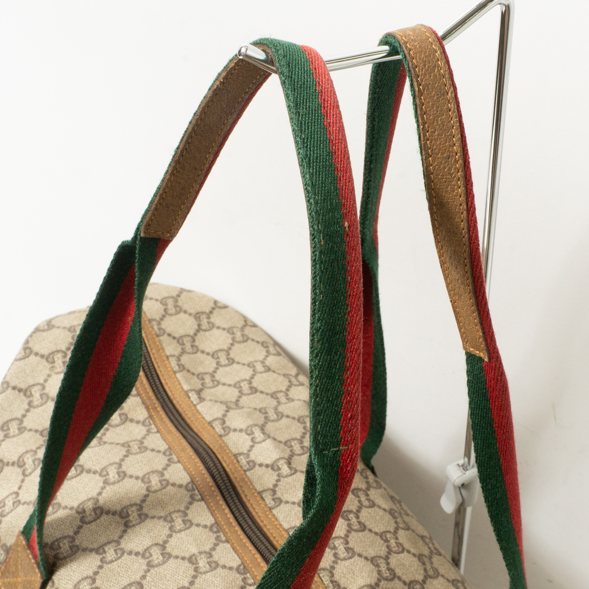 1円スタート】GUCCI PLUS グッチプラス ボストンバッグ ハンドバッグ 