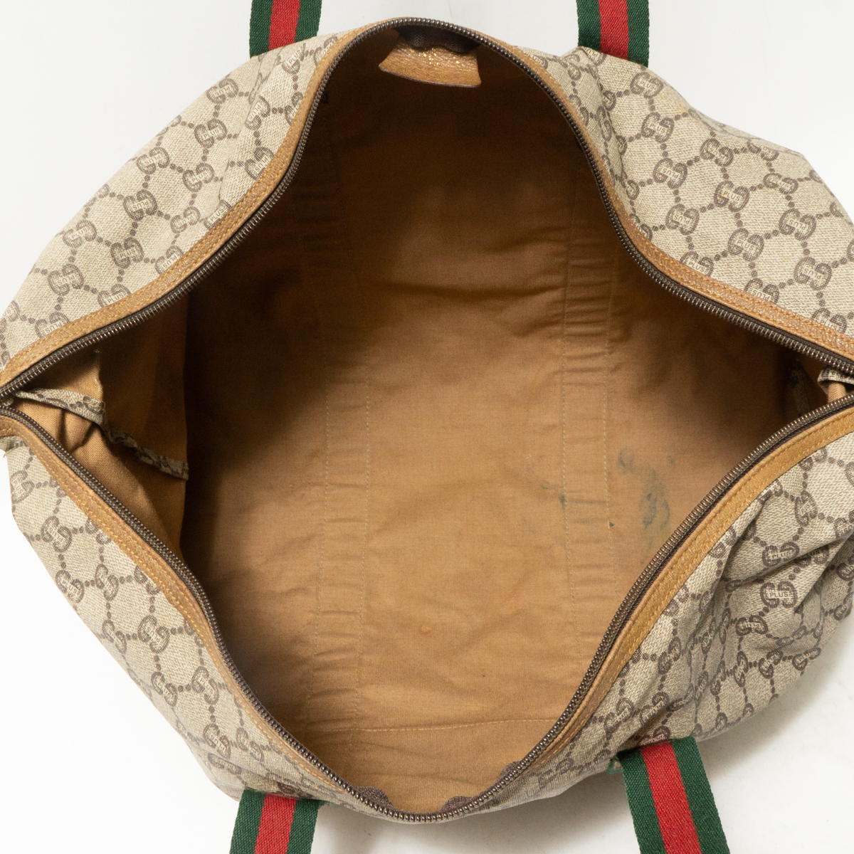1円スタート】GUCCI PLUS グッチプラス ボストンバッグ ハンドバッグ