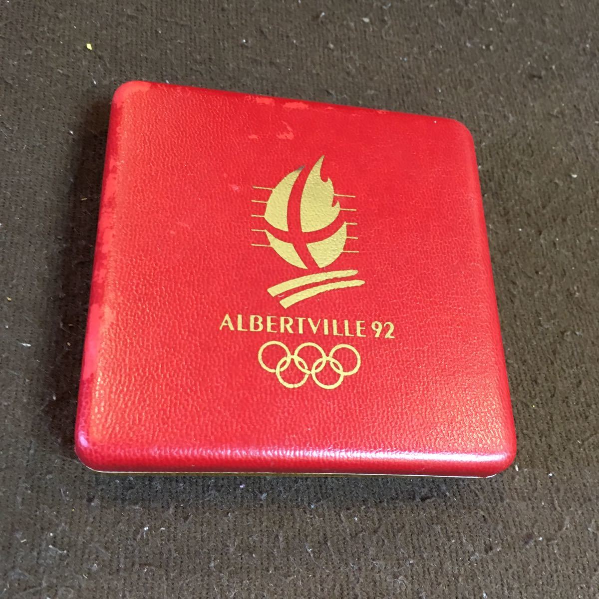 500フラン　1992年　フランス　アルベールビル　第16回 冬季 オリンピック　記念貨　記念硬貨　当時物 ケース劣化　種目不明　送料198円〜_8