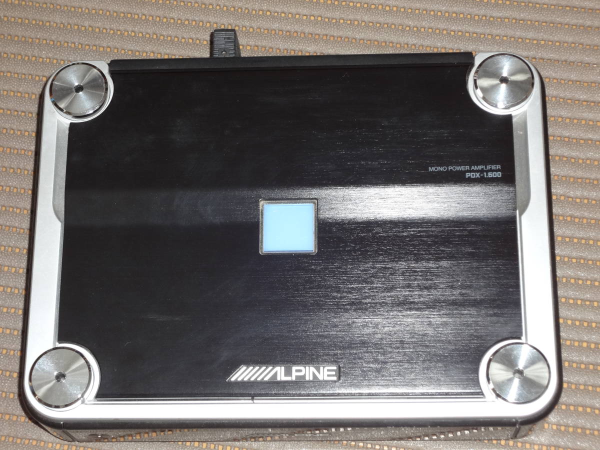 アルパイン ALPINE PDX-1.600 モノラルパワーアンプ アンプ 自動車