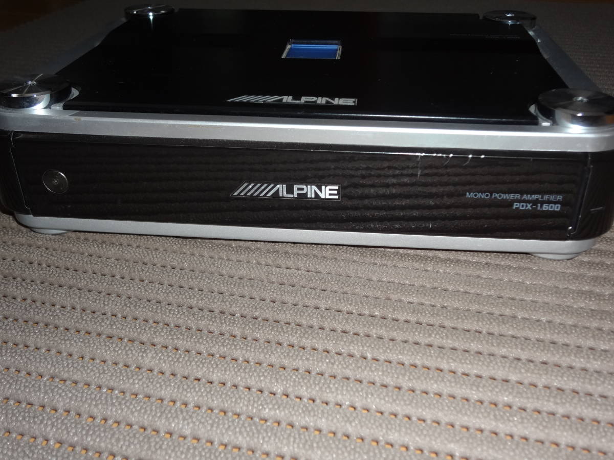 アルパイン ALPINE PDX-1.600 モノラルパワーアンプ PDX-1.600