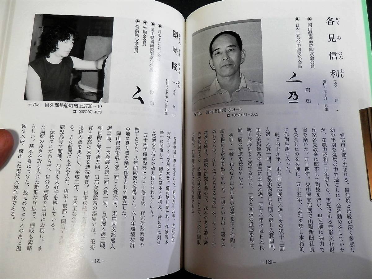 書籍/備前焼-現代作家集/金重陶陽.大饗仁堂.金重素山/中村六郎.伊勢崎 