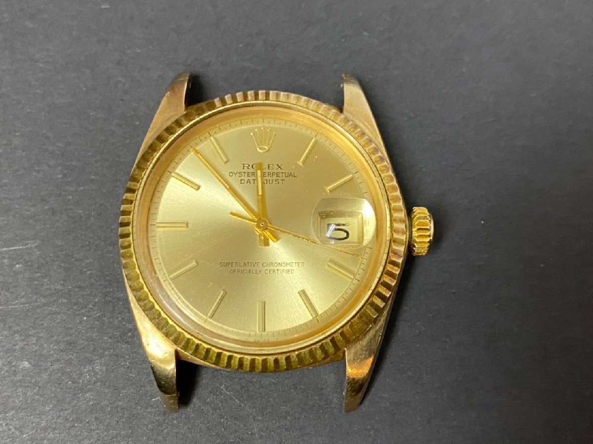 ☆ロレックス ROLEX アンティーク メンズ腕時計 1601 金無垢 訳あり 