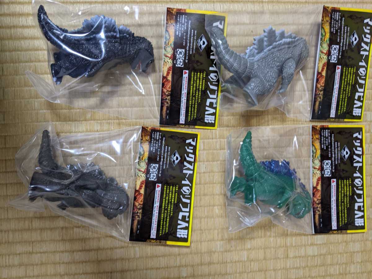 maxtoyマックストイ2022年東宝ミニソフビ怪獣総進撃シリーズGMKゴジラ MAX TOY ゴジラ ミニソフビ怪獣総進撃シリーズ 4点セット 完売品