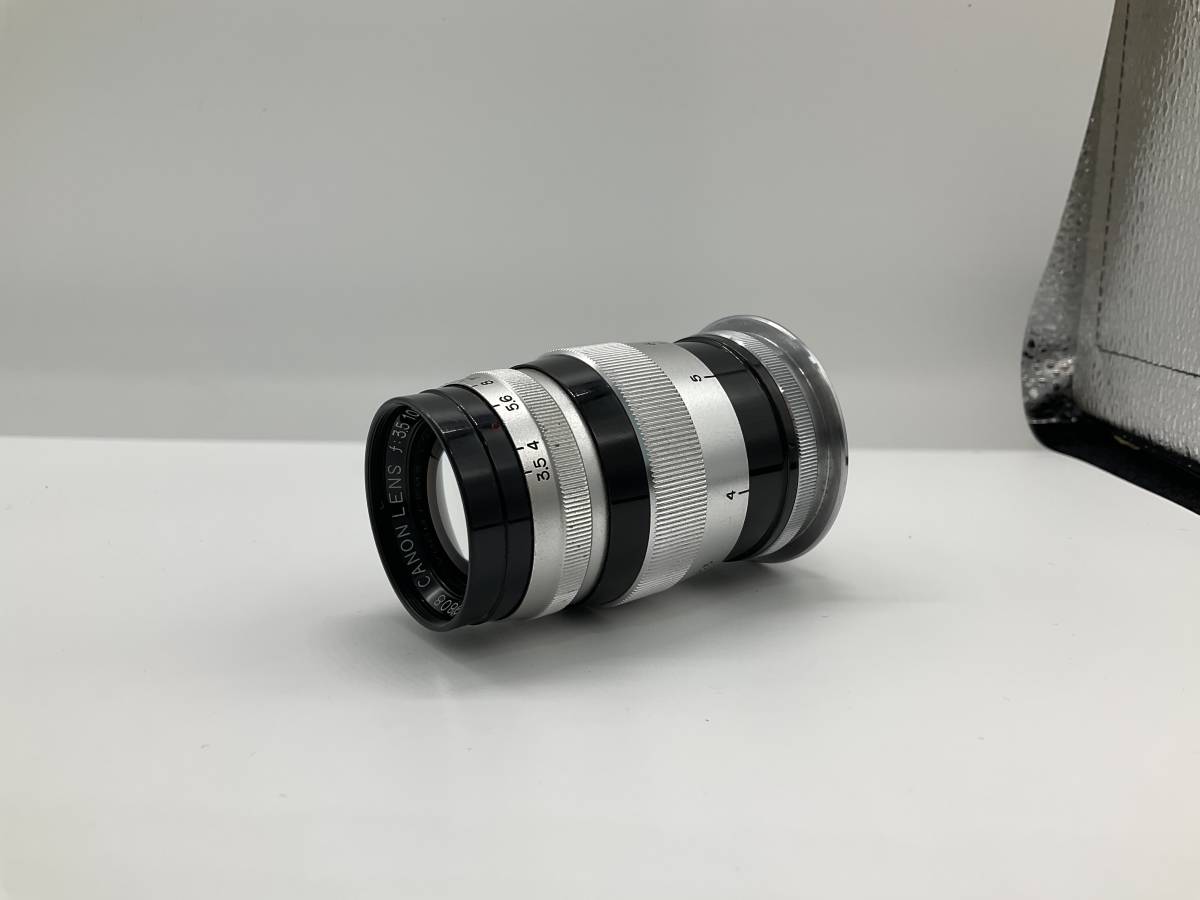 284】CANON キャノン レンズ 100mm f:3.5 ケース ファインダー セット