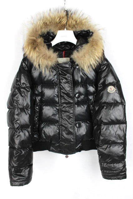 モンクレール MONCLER ファー フード ダウンジャケット ブルガリ  
