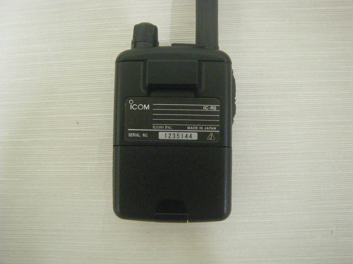 アイコム IC-R5 広帯域受信機 受信周波数改造済 全帯域受信可能 ICOM IC-