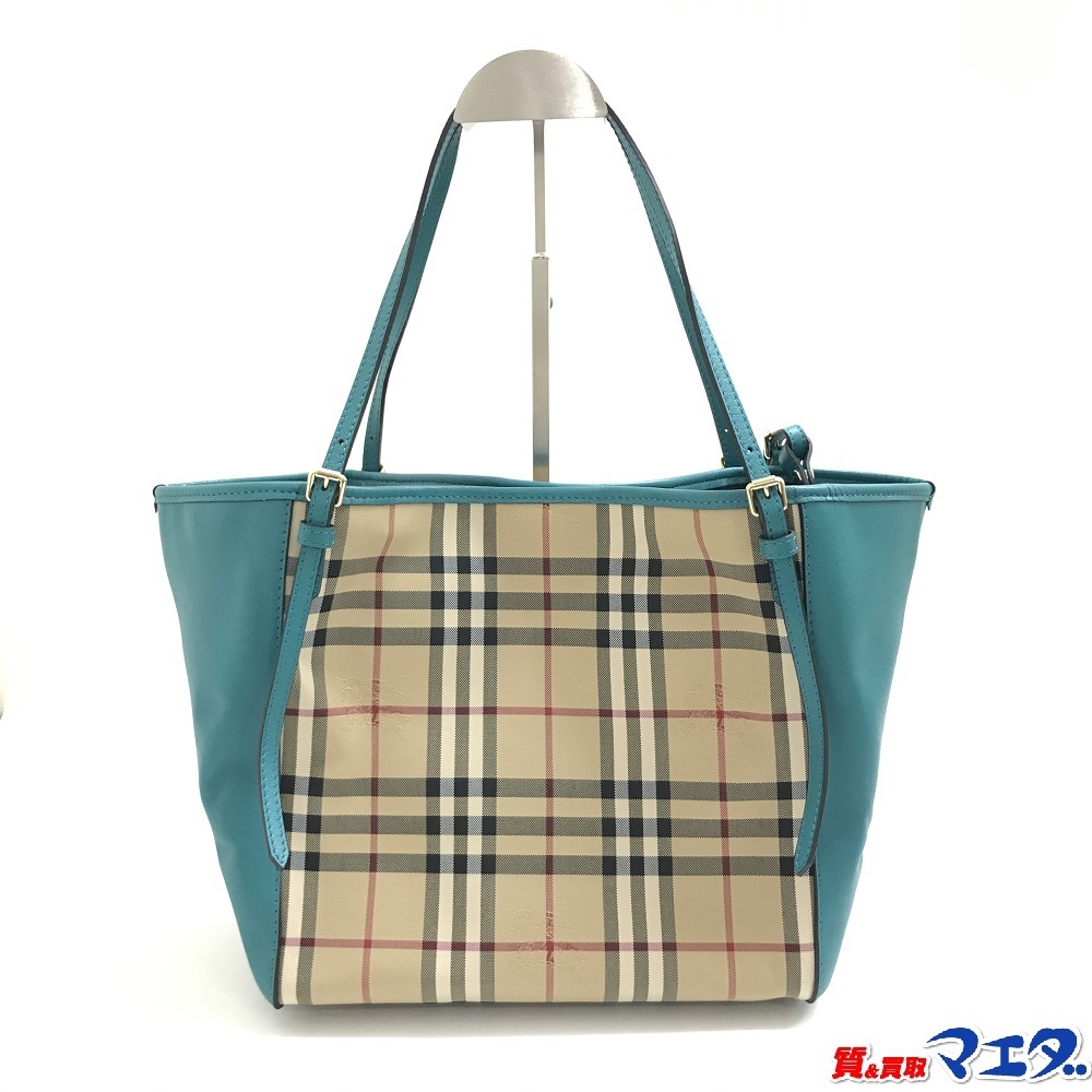 中古美品 BURBERRY バーバリー ハンドバッグ ショルダー バッグ