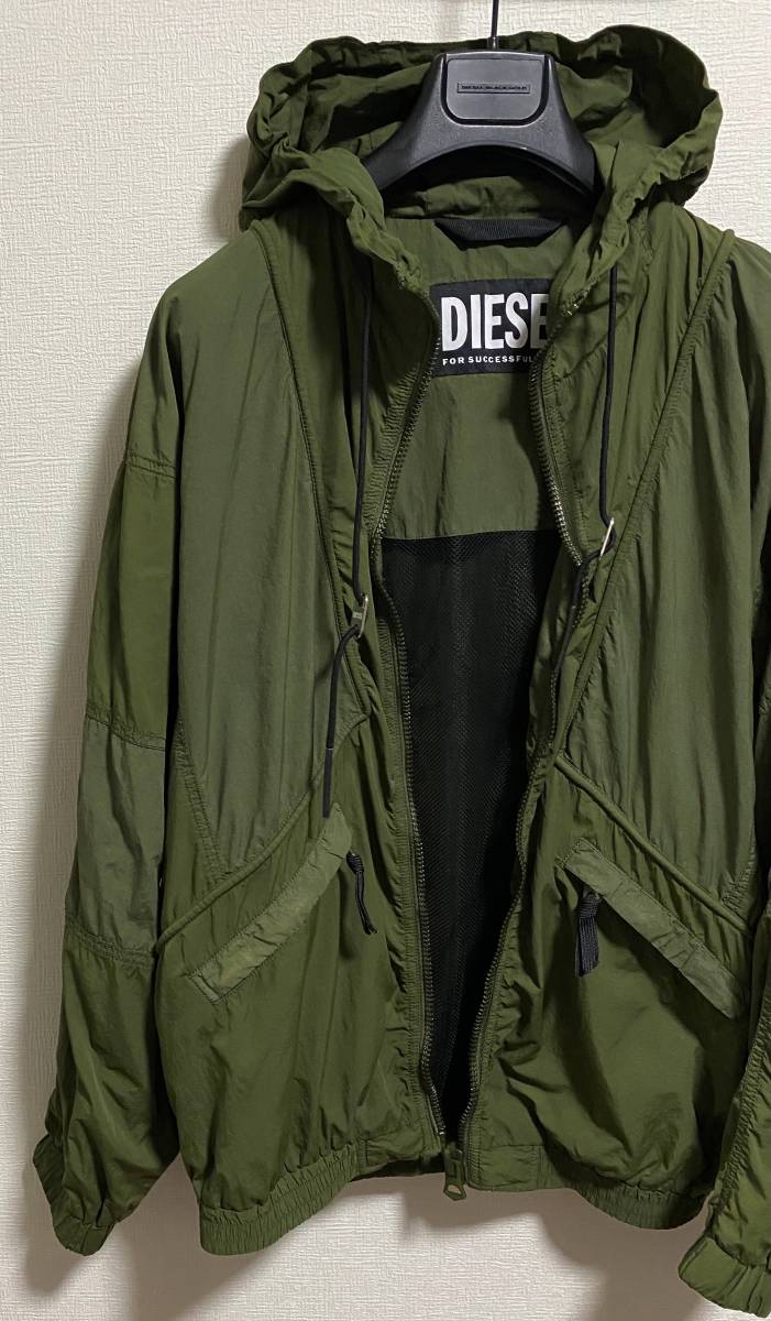 定価46，200円DIESELディーゼルJ-PACKARガーメントダイ防滴防汚加工フーデットマウンテンパーカーjoggKROOLEYSTRUKTHOMMER DIESEL ディーゼル デニム 」&frasl;ナイロン 「J-BLINKID-A レギュラー