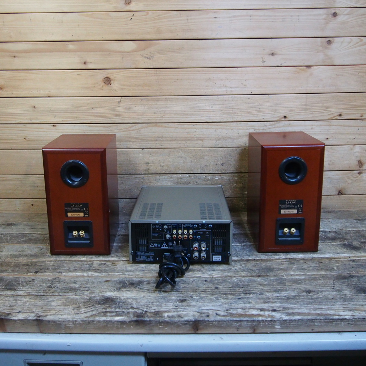 ☆KENWOOD ケンウッド LS-K800 R-K801 システムコンポ スピーカー 音響