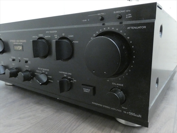 出力OK☆SONY/ソニー☆プリメインアンプ☆TA-F555ESR 管N13773 #
