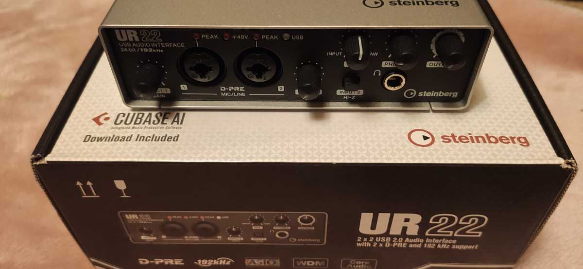 UR22 mk II USBオーディオインターフェイス Steinberg UR22 オーディオ