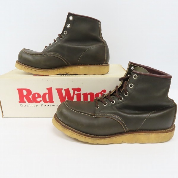 REDWING/レッドウィング 四角犬タグ アイリッシュセッター ブーツ モス