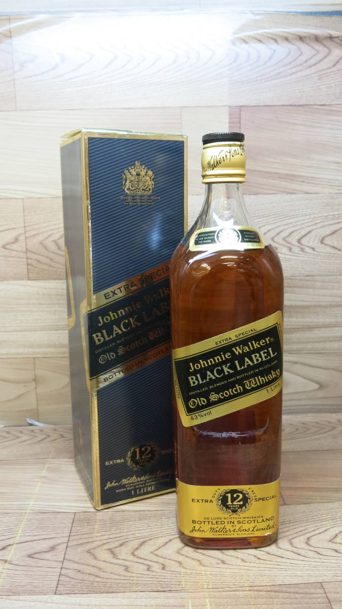 GOL 古酒 JOHNNIE WALKER ジョニーウォーカー ブラックラベル 12