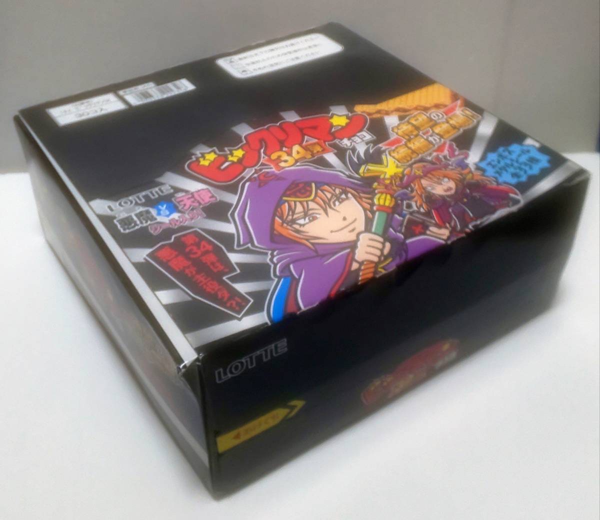 激レア！新品未開封品ビックリマンチョコ34弾　箱売り 新品 ビックリマンチョコ 34弾 1BOX 1箱 (30個) 未開封 ロッテ 悪魔VS