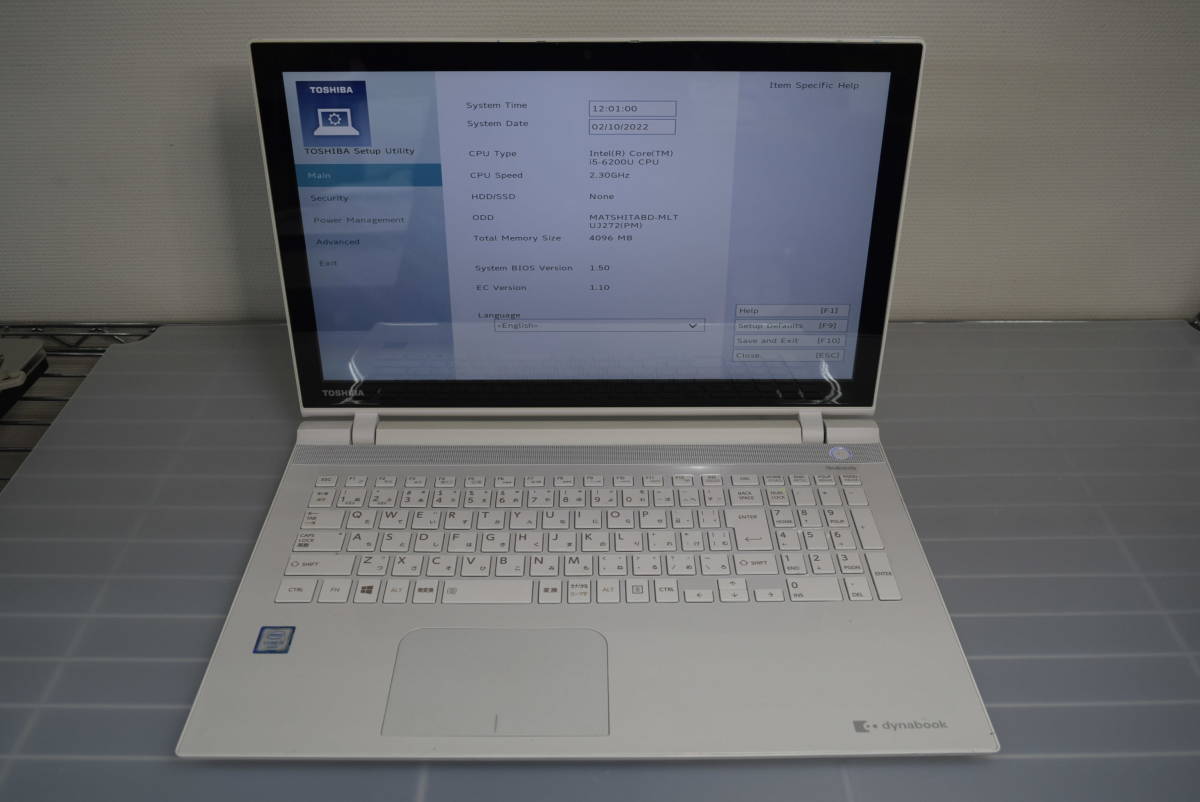 dynabook ノートパソコン　ジャンク品　2011 PT55UWX-BWAD ジャンク ノートパソコン dynabook 2026年最新Yahoo