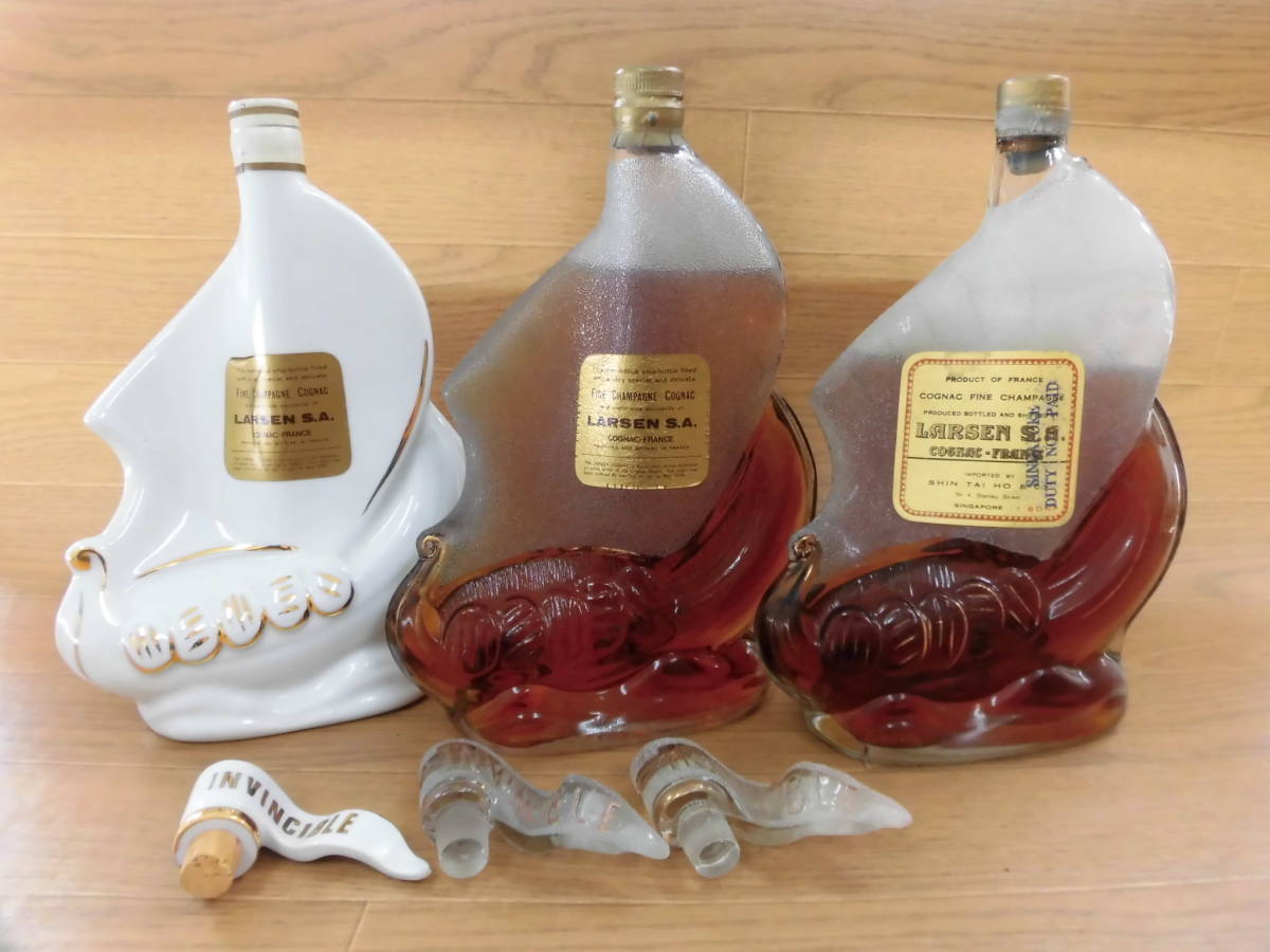 古酒 未開栓 3本セット LARSEN ラーセン ヴァイキング バイキング