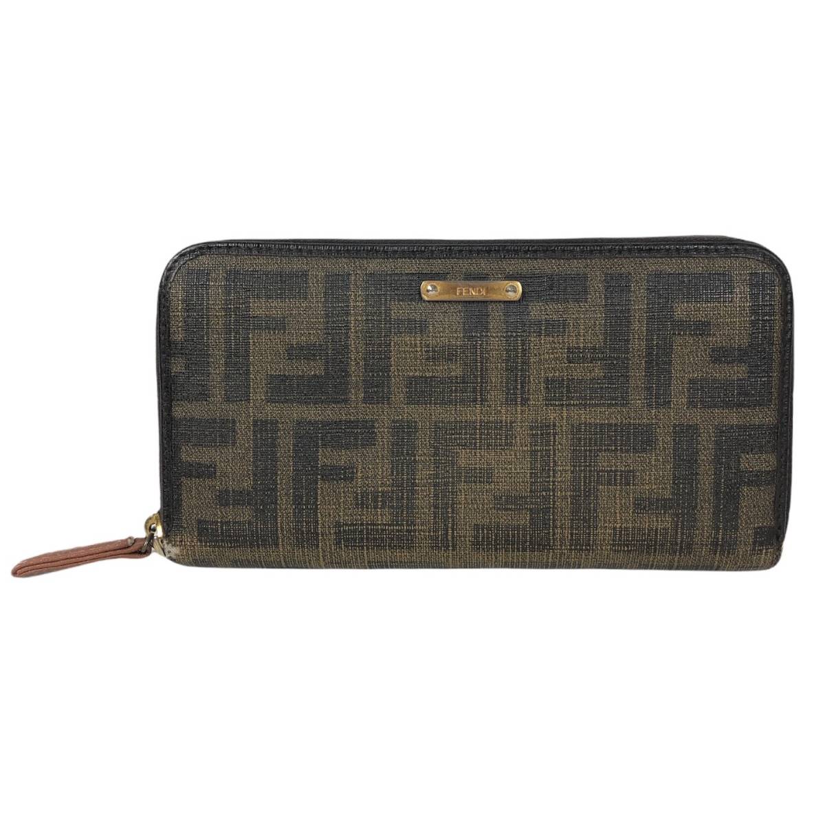 フェンディ FENDI ズッカ柄 長財布 ロングウォレット 8M0000