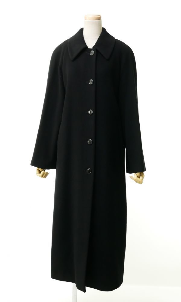 人気SALE，人気 TD7224 カルバンクライン/Calvin Klein カシミヤ/ウール ステンカラー ロングコート オーバーコート ブラック 黒 レディース サイズ9(その他)｜売買されたオークション情報、yahooの商品情報をアー 女性用