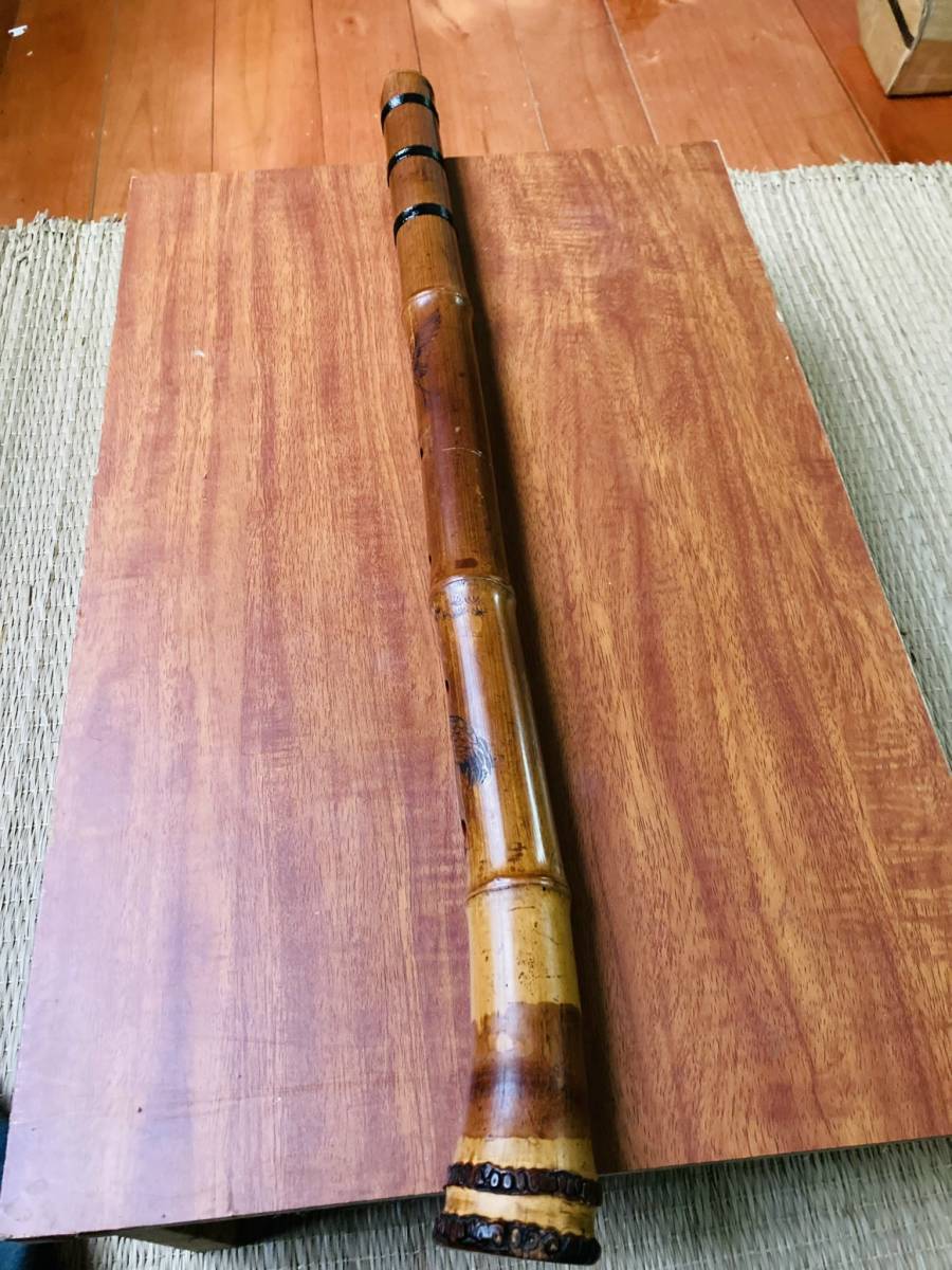 【YouTube動画】尺八　地無し　全長58.5cm