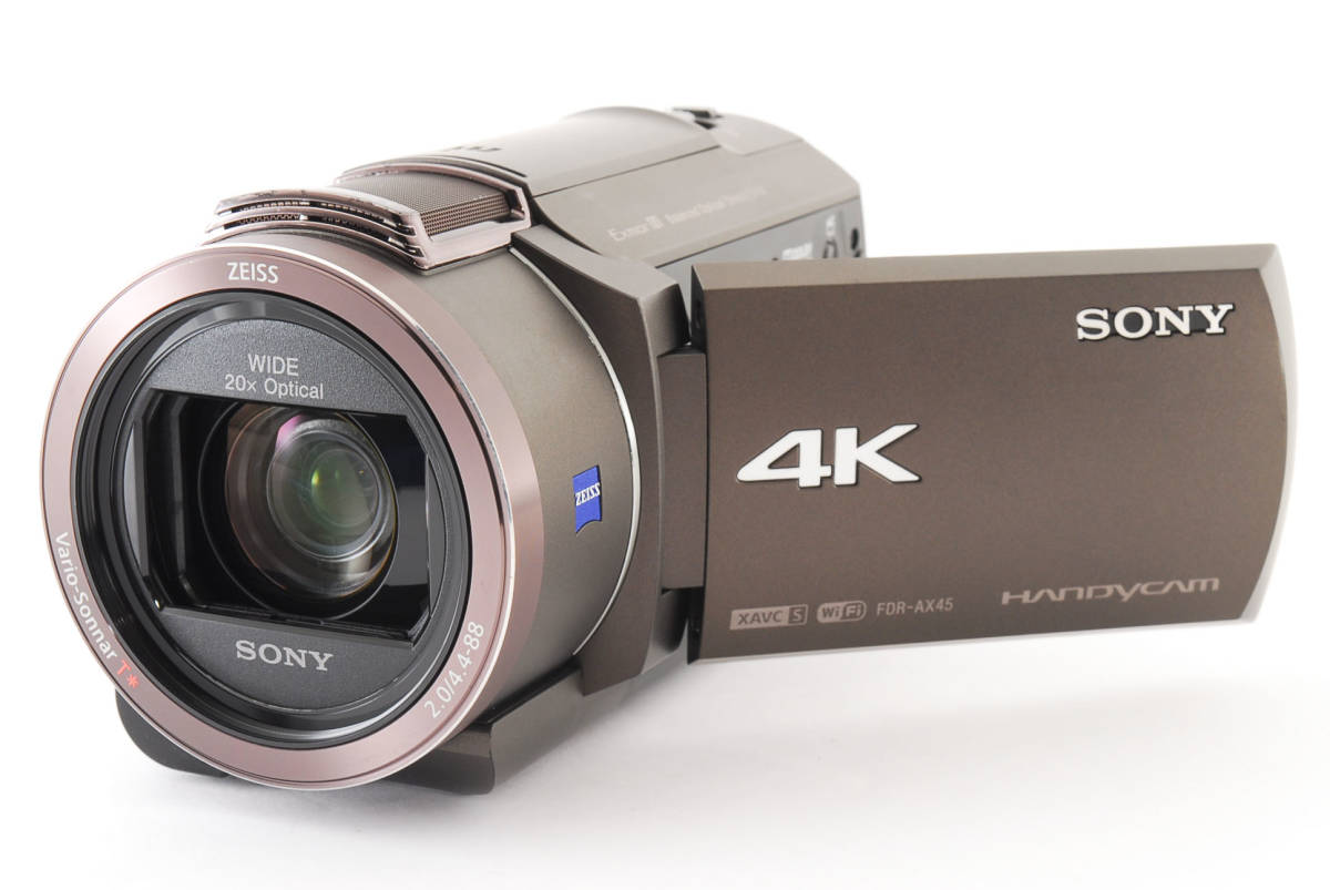 使用数少！元箱 取扱説明書付 ☆極上美品☆ SONY ソニー FDR-AX45 4K