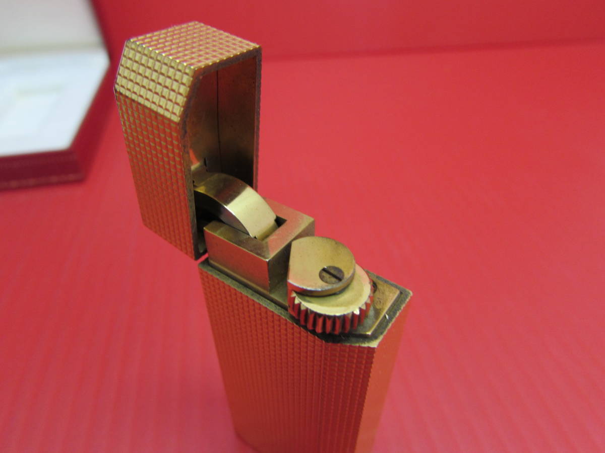 Cartier カルティエ 正規品 les must de Cartier ガスライター 