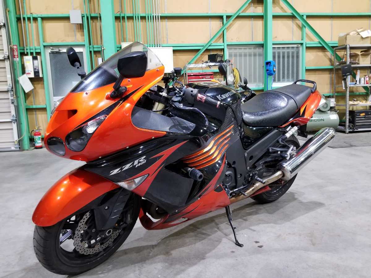 格安 ZZ-R1400 ZZR1400 ZXT40C セル始動 58939km 車検R5年10月 平成21年