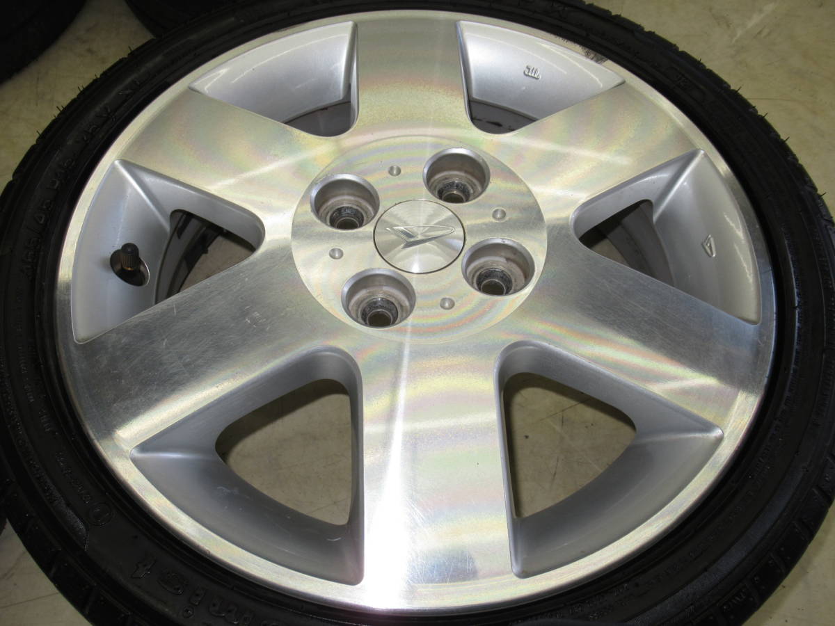 流用サイズ！ダイハツ L880Kコペン純正 4.5J-15 off+45 pcd100/4H 165