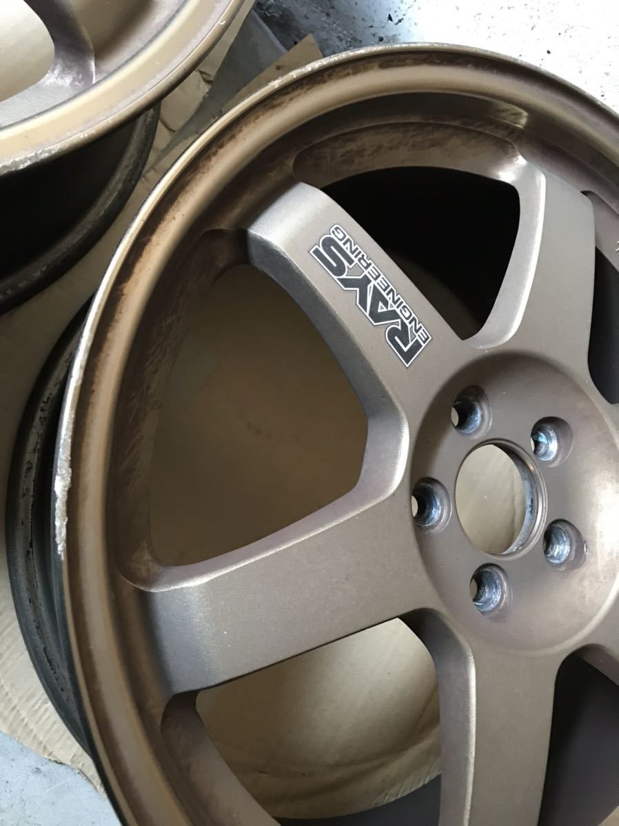 鍛造RAYS VOLK RACING TE37 17インチ 7.5J 5穴PCD100 オフセット48 