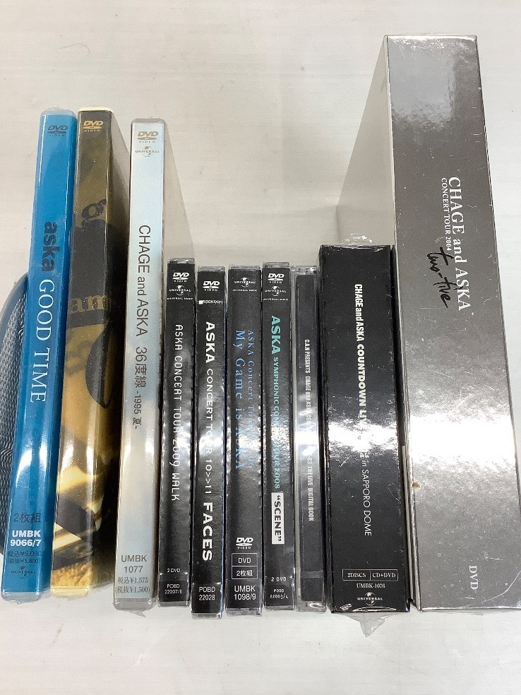 CHAGE&ASKA チャゲ＆飛鳥 グッズ VHS DVD 本 限定品 他 大量 まとめ 未 