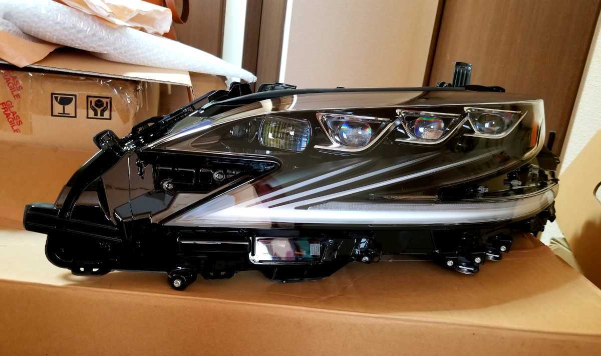 極美品　LS500前期純正ヘッドライト 右側のみ 極 破損なし 50前期レクサスLS500 4眼式LEDヘッドライト 左右